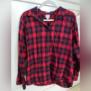 J. Crew Factory long sleeve button down shirt, medium